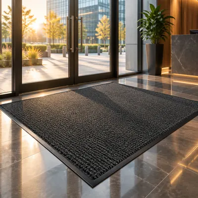 Entrance & Floor Mats — Commercial entrance, logo, and anti-fatigue floor mats built for daily traffic.